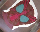 仮面ライダーオーズのキャラチョコケーキ作り方13写真