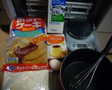 子供も作れる！ワンボールでプリンケーキ作り方1写真