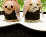 お弁当おかず♥ダブルハムりぼん♥キャラ弁作り方17写真