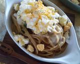 残ったカレーで☆スパゲティーグラタン風作り方4写真