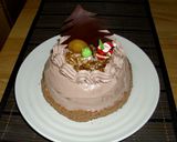 クリスマス生チョコクリームデコケーキ作り方25写真