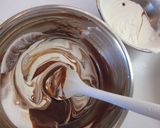 ストライプのチョコレートケーキ♪作り方16写真