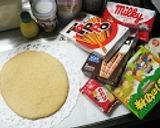 ☆★クリスマス★☆市販でお菓子の家作り方1写真