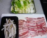 豚バラ肉と白菜の蒸し焼き作り方1写真