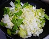 豚バラ肉と白菜の蒸し焼き作り方2写真