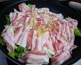 豚バラ肉と白菜の蒸し焼き作り方3写真