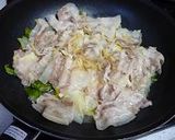 豚バラ肉と白菜の蒸し焼き作り方4写真