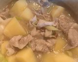 あっさり、ネギ塩肉じゃが。作り方4写真