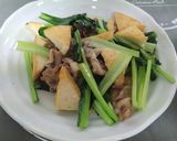 豚バラ厚揚と小松菜炒め作り方4写真