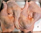 骨付き鶏肉で♡クリスマスチキン♡作り方1写真