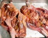 骨付き鶏肉で♡クリスマスチキン♡作り方3写真
