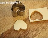 キャラ弁☆ハート型で簡単サンタさん作り方1写真