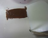 ケーキにチョコリボンデコレーション☆作り方4写真