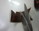 ケーキにチョコリボンデコレーション☆作り方8写真