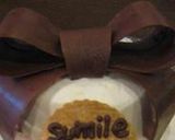 ケーキにチョコリボンデコレーション☆作り方10写真