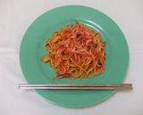 キムチ&桜エビのパスタ作り方4写真