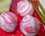 お弁当用おかず～肉巻き卵＆野菜～作り方2写真