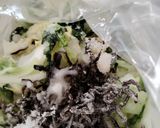 白菜の塩昆布レモン漬け作り方4写真