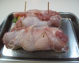簡単　クリスマスチキンロール　炊飯器で作り方4写真