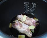 簡単　クリスマスチキンロール　炊飯器で作り方5写真