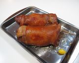 簡単　クリスマスチキンロール　炊飯器で作り方6写真
