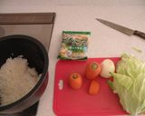野菜ラーメン炒飯作り方1写真