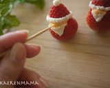 苺とチョコでサンタさんの作り方作り方7写真