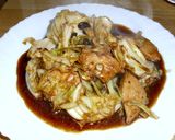 鶏胸肉とキャベツのピリ辛味噌炒め作り方7写真