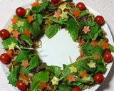 ソース焼きそばのクリスマスリース作り方4写真
