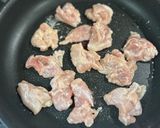 サツマイモと鶏肉の旨辛コチュジャン炒め☆作り方4写真