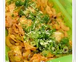 ルクエで簡単!豚キムチパスタ作り方2写真