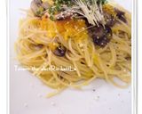 みかんとマッシュルームのパスタ作り方5写真