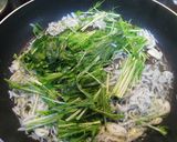 ちりめんと水菜のパスタ！作り方4写真