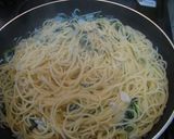 ちりめんと水菜のパスタ！作り方5写真