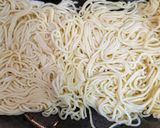 簡単ランチ!挽肉キムチ卵アジアン焼きそば作り方7写真
