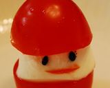 クリスマスサンタ☆カプレーゼピンチョス作り方3写真