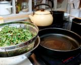 切・炒★ご飯にあう～！大根菜の味噌炒め作り方4写真