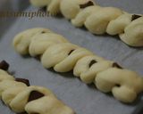 はちみつ入り◎チョコスティックパン作り方4写真