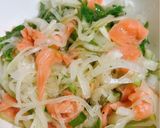 セロリと玉ねぎとスモークサーモンのマリネ作り方8写真