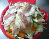 豚バラと野菜の重ね蒸し☆シリコンスチーム作り方2写真