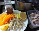 ハスの茎のサラダ作り方1写真