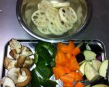 ★肉団子と彩り野菜の甘酢あん★作り方5写真