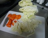 残り野菜で中華あんかけ丼作り方1写真