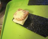 お餅で？スパムチーズサンド作り方4写真