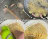 簡単！なすとベーコンのバターパスタ♪作り方5写真