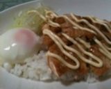 温玉照りマヨ丼★鶏照り焼きでカフェ風♪作り方5写真