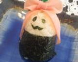 たれ耳ウサギ　おにぎり作り方7写真