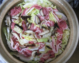 干し椎茸だしで～白菜と豚肉の重ね蒸し作り方3写真