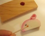 おせち・キャラ弁に蒲鉾の飾り切り・うさぎ作り方8写真
