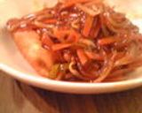 ＊余った野菜で鮭の甘酢あんかけ＊作り方4写真